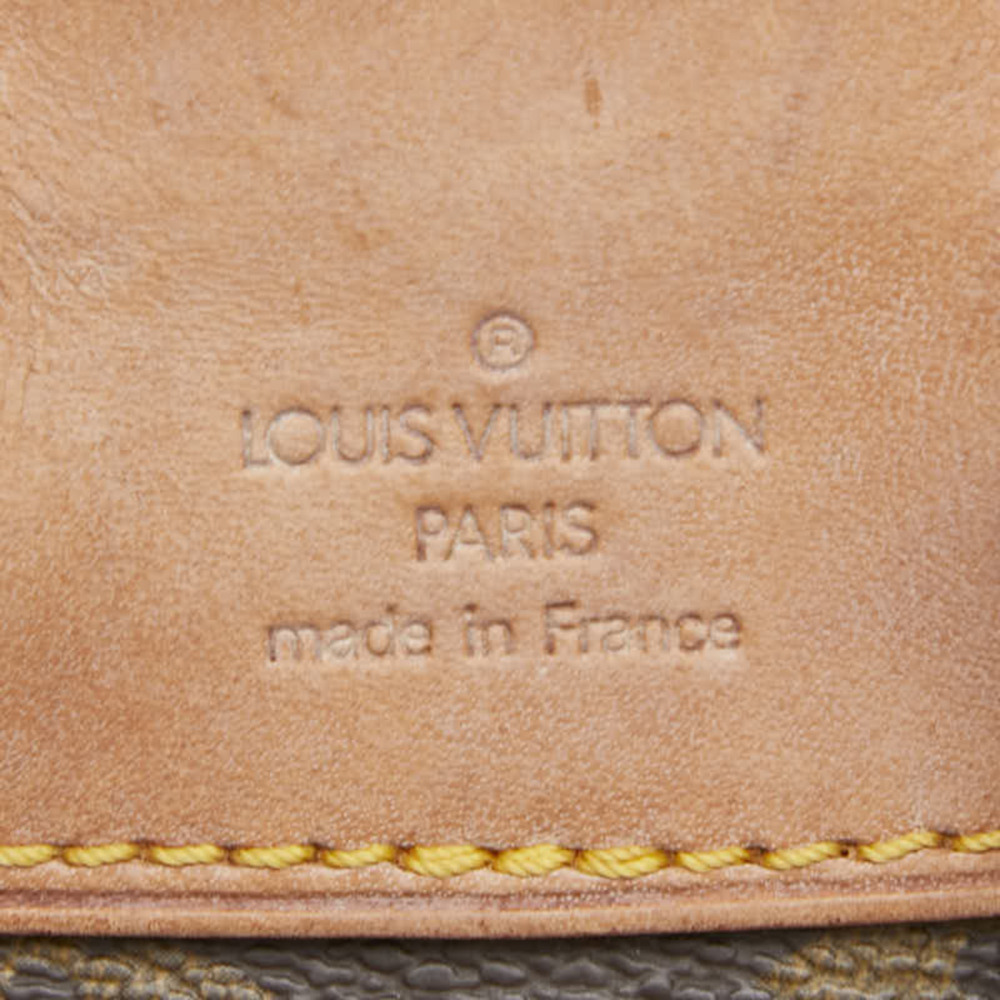 LOUIS VUITTON Brown Monogram Leather Backpack - Picture 11 of 12